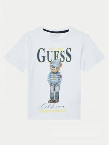 Guess Футболка L5RI17 K8HM4 Білий Regular Fit Guess Футболка L5RI17 K8HM4 Білий Regular Fit