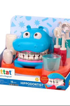 Игровой набор Battat Бегемотик у стоматолога, от 3 лет, 12 деталей (BT1803Z)