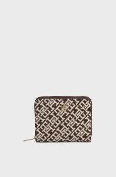 Женский кошелек с узором ICON MED ZA W/ FLAP Разноцветный ONESIZE Tommy Hilfiger AW0AW18759