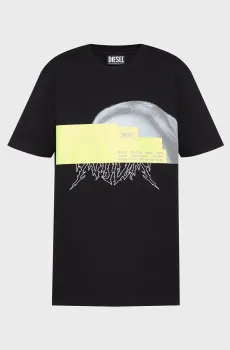 Мужская черная футболка MAGLIETTA Черный L Diesel A21321 RKNBE