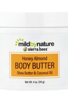Масло для тела mild by nature Honey Almond Body Butter с медом и миндалем, 114 г