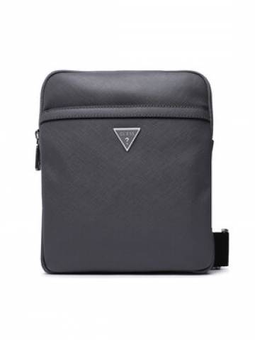 Guess Плоска сумка Certosa Saffiano Smart HMECSA P3123 Сірий Guess Плоска сумка Certosa Saffiano Smart HMECSA P3123 Сірий