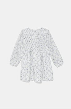 Хлопковое детское платье United Colors of Benetton