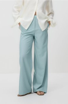 Reserved - Широкі штани - блідо-блакитний - 925JJ-05X