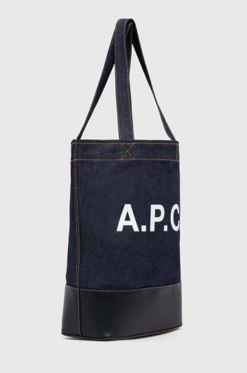 Сумка A.P.C. tote axel цвет синий CODDP-M61444 Сумка A.P.C. tote axel цвет синий CODDP-M61444