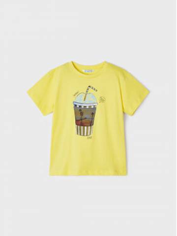 Mayoral Футболка 3014 Жовтий Regular Fit Mayoral Футболка 3014 Жовтий Regular Fit
