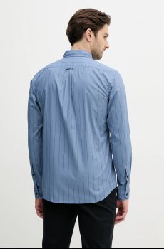 Хлопковая рубашка BOSS Orange