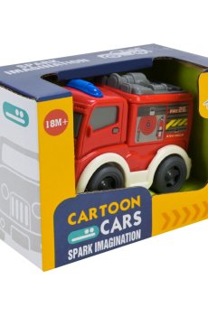 Детская инерционная игрушка-машинка Shantou Jinxing Пожарная, красная, от 1.5 лет (933-504B)