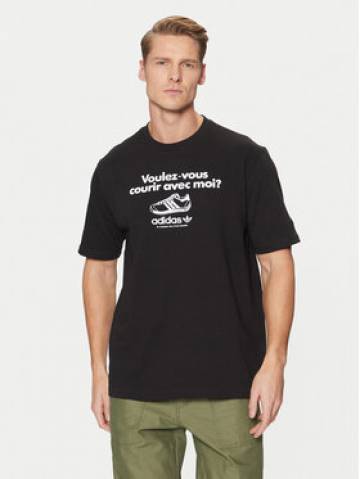 adidas Футболка Graphic Tee JC8366 Чорний Regular Fit adidas Футболка Graphic Tee JC8366 Чорний Regular Fit