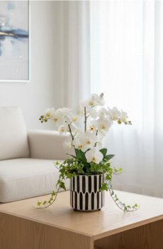 Керамічний горщик - чорний