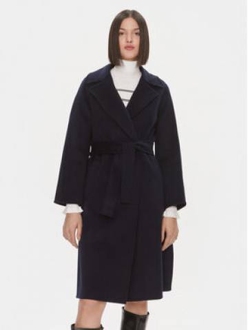 Liu Jo Вовняне пальто CF3003 T3540 Cиній Regular Fit Liu Jo Вовняне пальто CF3003 T3540 Cиній Regular Fit