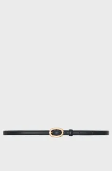 Женский черный кожаный ремень Черный M MAJE MFACE00472_Black