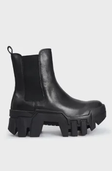 Женские черные кожаные челси Kochia Черный 38 PRPY PRFDS2328W