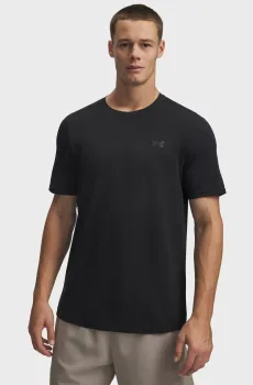 Мужская черная футболка Vanish Seamless Novelty SS-BLK Черный M Under Armour 6010603-001