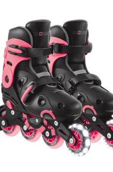 Роликові ковзани Globber Go skates lights коралові розмір 34-37 (785-110)