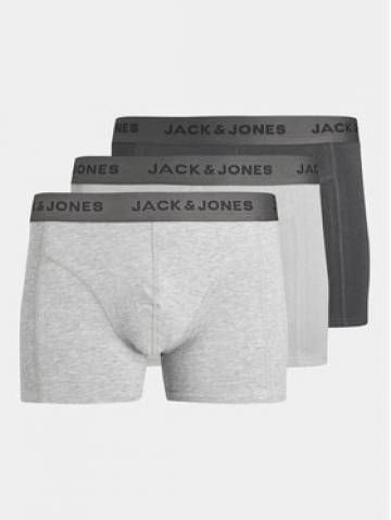 Jack&Jones Набір з 3 пар боксерів Yannick 12252801 Сірий Jack&Jones Набір з 3 пар боксерів Yannick 12252801 Сірий