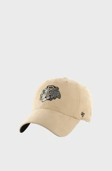 Бежевая кепка CHICAGO BLACKHAWKS BALLPARK SU Бежевый ONESIZE 47 Brand BPSDE04USS-KH
