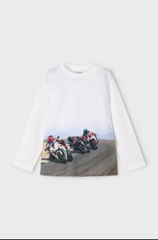 Хлопковый детский лонгслив Mayoral