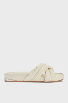 Женские белые слайдеры Белый 37 DKNY K1420435