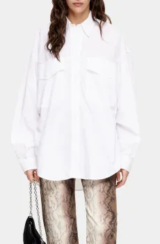 Женская белая рубашка Белый XS Bimba Y Lola 231BR2023.T1050