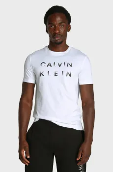 Мужская белая футболка CP-ENLARGED LOGO Белый S Calvin Klein K10K114156