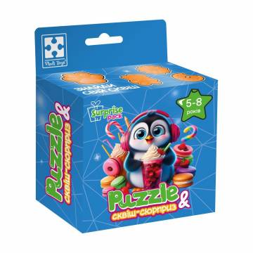 Пазлы Vladi Toys Пингвиненок, с сюрпризом и сквишем, 22*23 см, от 5 лет, 180 деталей (VT8030-06) Пазлы Vladi Toys Пингвиненок, с сюрпризом и сквишем, 22*23 см, от 5 лет, 180 деталей (VT8030-06)
