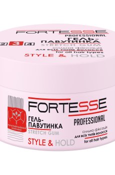 Гель-паутинка для волос FORTESSE Professional Style & Hold сильной фиксации, 75 мл