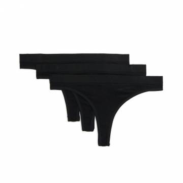 Cropp - 3-х пакетні труси - чорний Cropp - 3-х пакетні труси - чорний