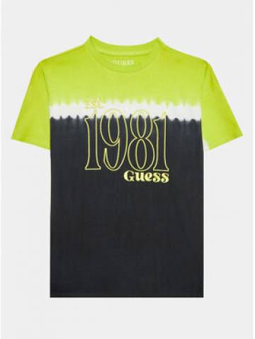 Guess Футболка L3YI18 K8HM3 Зелений Regular Fit Guess Футболка L3YI18 K8HM3 Зелений Regular Fit