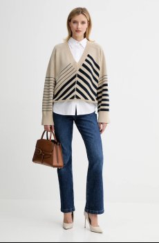 Шерстяной свитер BOSS Fudali