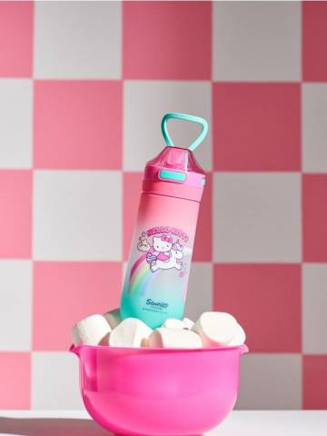 Пляшка для води Hello Kitty - різнобарвний Пляшка для води Hello Kitty - різнобарвний