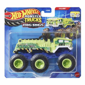 Автомодель Hot Wheels Monster Trucks Супер-тягач 5 Alarm green (HWN86/11) Автомодель Hot Wheels Monster Trucks Супер-тягач 5 Alarm green (HWN86/11)