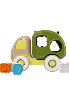 Детская игрушка-сортер Chicco Eco+ Грузовик, от 10 месяцев, 20*13*15 см, 6 деталей (11158.00)