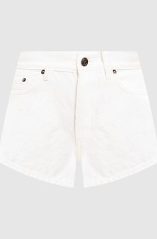 Белые джинсовые шорты