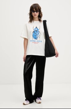 Хлопковая футболка Stine Goya 0