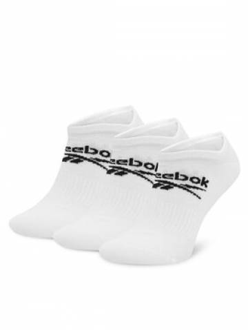 Reebok Набір 3 пар низьких шкарпеток unisex R0353-SS24 (3-pack) Білий Reebok Набір 3 пар низьких шкарпеток unisex R0353-SS24 (3-pack) Білий