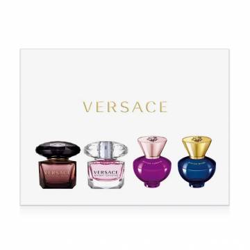 Парфюмированный набор женский Versace Miniatures Set Women (парфюмированная вода, 2*5 мл + туалетная вода, 2*5 мл) Парфюмированный набор женский Versace Miniatures Set Women (парфюмированная вода, 2*5 мл + туалетная вода, 2*5 мл)