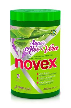 Маска для волос Novex Super Aloe Vera Hair Mask с алоэ вера, 400 г