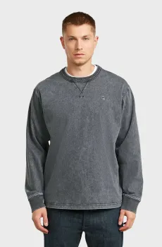 Мужской темно-серый свитшот Washed Серый L G-Star RAW D27102,E161