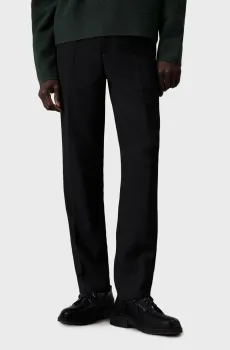 Мужские черные брюки COMFORT KNIT TAPERED PLEAT Черный 28-32 Calvin Klein K10K113648