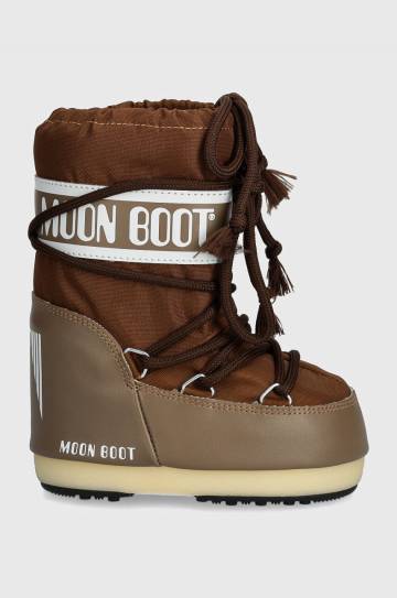 Детские сапоги Moon Boot ICON NYLON цвет коричневый 80D1400440 Детские сапоги Moon Boot ICON NYLON цвет коричневый 80D1400440