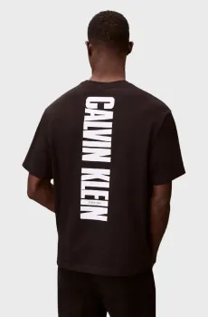 Мужская черная футболка RLX VERT LOGO Черный XL Calvin Klein Jeans LV04RB851G