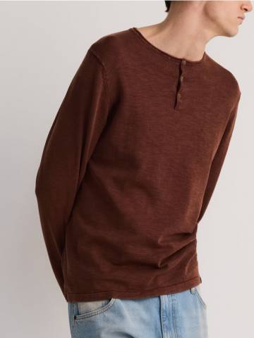 Reserved - MEN`S SWEATER - карміновий - 922ED-92X Reserved - MEN`S SWEATER - карміновий - 922ED-92X