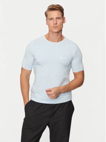 Karl Kani Футболка Small Signature 60300107 Блакитний Slim Fit Karl Kani Футболка Small Signature 60300107 Блакитний Slim Fit