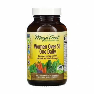Мультивитамины и минералы для женщин MegaFood Women Over 55 One Daily, 90 таблеток Мультивитамины и минералы для женщин MegaFood Women Over 55 One Daily, 90 таблеток