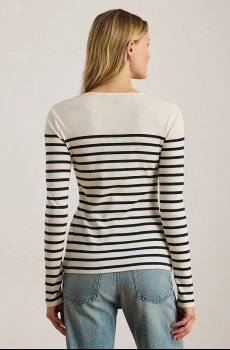 Хлопковая блузка Lauren Ralph Lauren