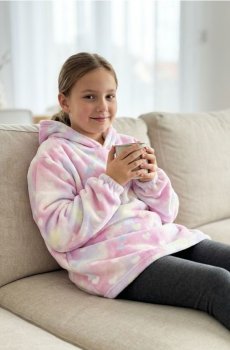 Худі Snuddie - пастельний рожевий