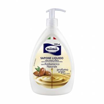 Жидкое мыло MilMil Sapone Liquido Argan Антибактериальное, арган, 1 л Жидкое мыло MilMil Sapone Liquido Argan Антибактериальное, арган, 1 л