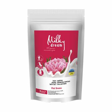 Шипучая ароматная морская соль для ванн Milky Dream Розовые мечты, 300 г (дойпак) Шипучая ароматная морская соль для ванн Milky Dream Розовые мечты, 300 г (дойпак)