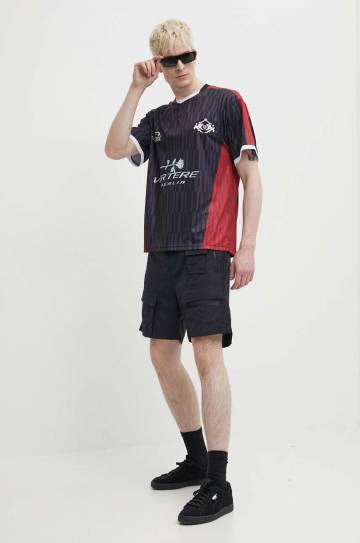 Футболка Vertere Berlin SOCCER мужская цвет чёрный узорная VER T242 Футболка Vertere Berlin SOCCER мужская цвет чёрный узорная VER T242